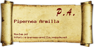 Pipernea Armilla névjegykártya